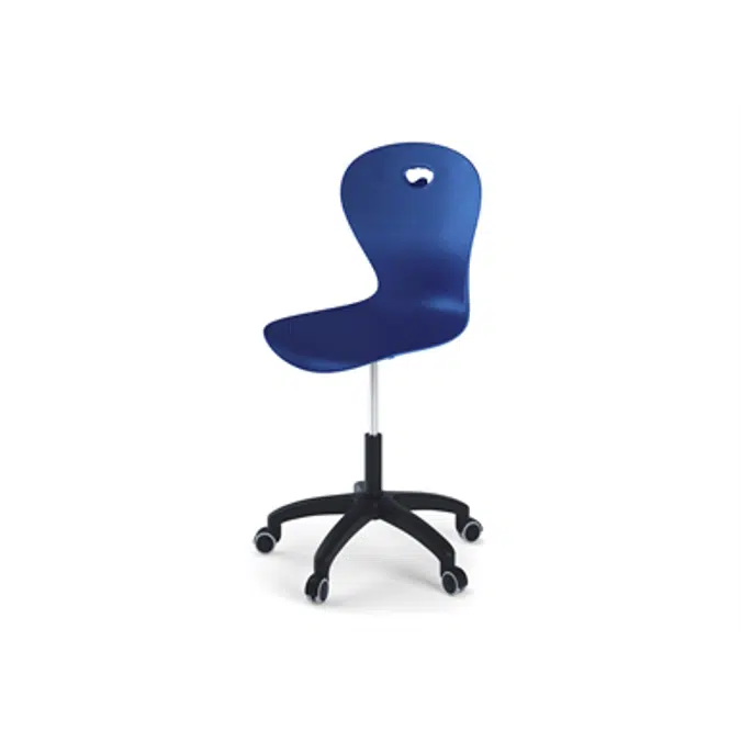 Chair Karoline gas large sh 50-70 cm with wheels