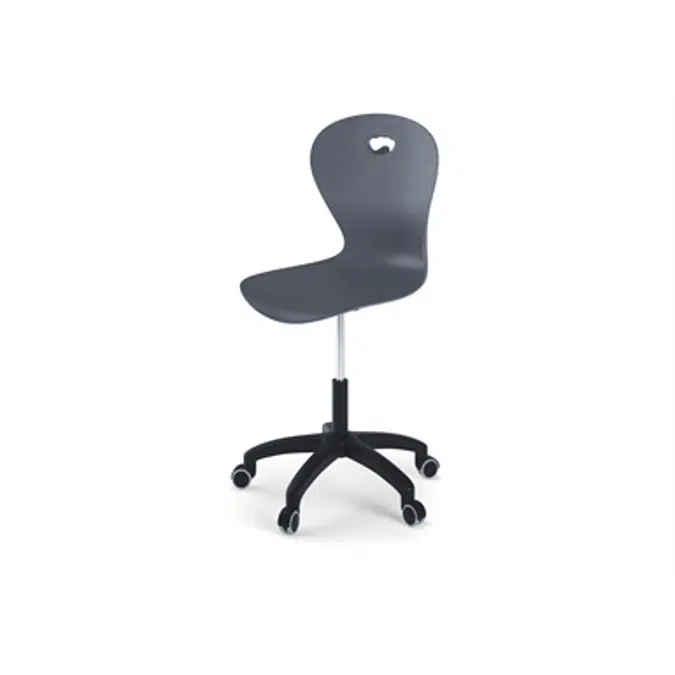 Chair Karoline gas large sh 50-70 cm with wheels