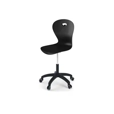 画像 Chair Karoline gas large sh 50-70 cm with wheels