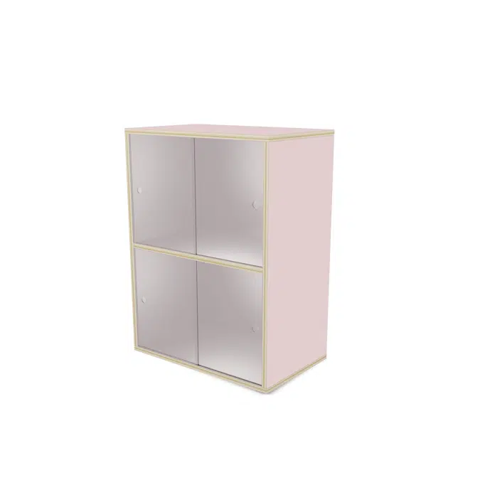 Fixa display 2:2 med skjutdörrar i plexi D36 D46
