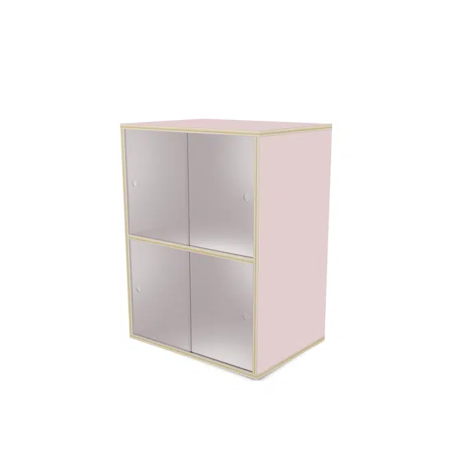 Fixa display 2:2 med skjutdörrar i plexi D36 D46