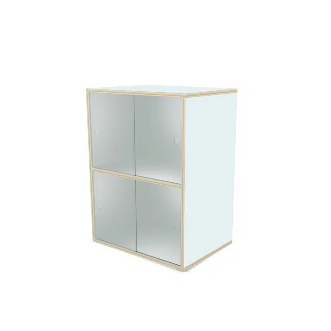 Fixa display 2:2 med skjutdörrar i plexi D36 D46