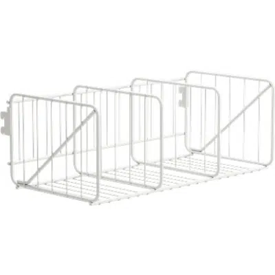 Wille Shoe shelf in wire 3-compartment 60 cm