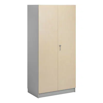 Norden material cabinet 2 solid door B100xD60xH210 grey