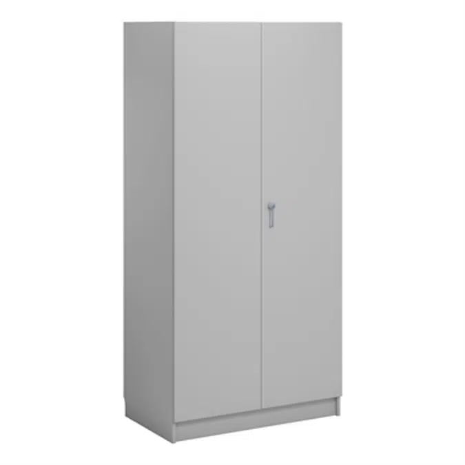 Norden material cabinet 2 solid door B100xD60xH210 grey