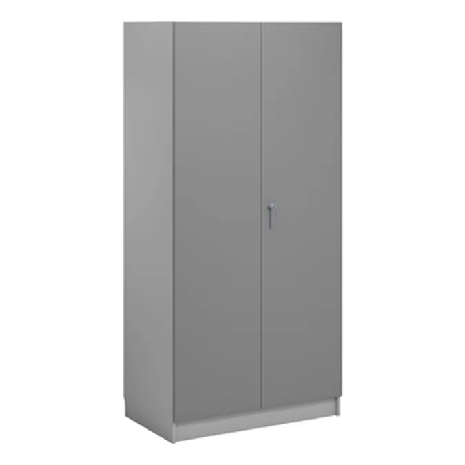 Norden material cabinet 2 solid door B100xD60xH210 grey