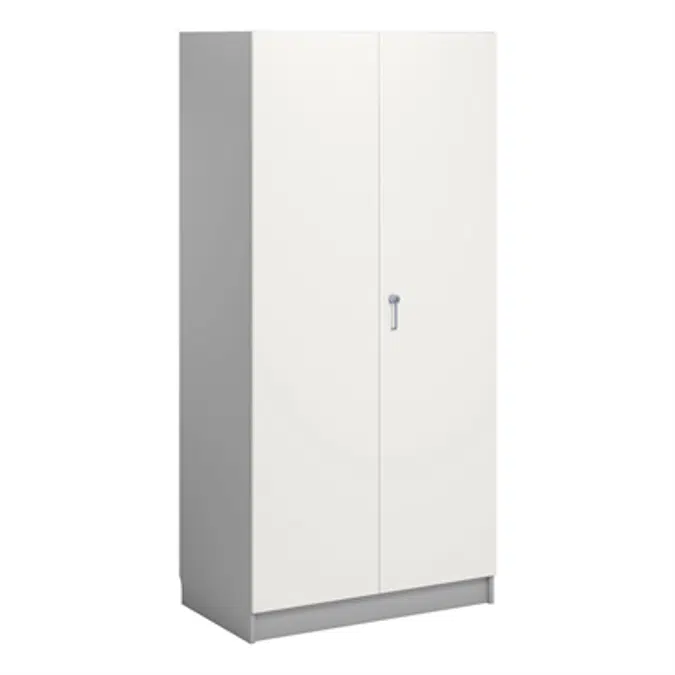 Norden material cabinet 2 solid door B100xD60xH210 grey