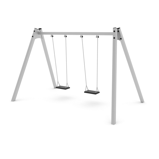 BIM objects Free download! Swing ST swing set (Including 2 swings