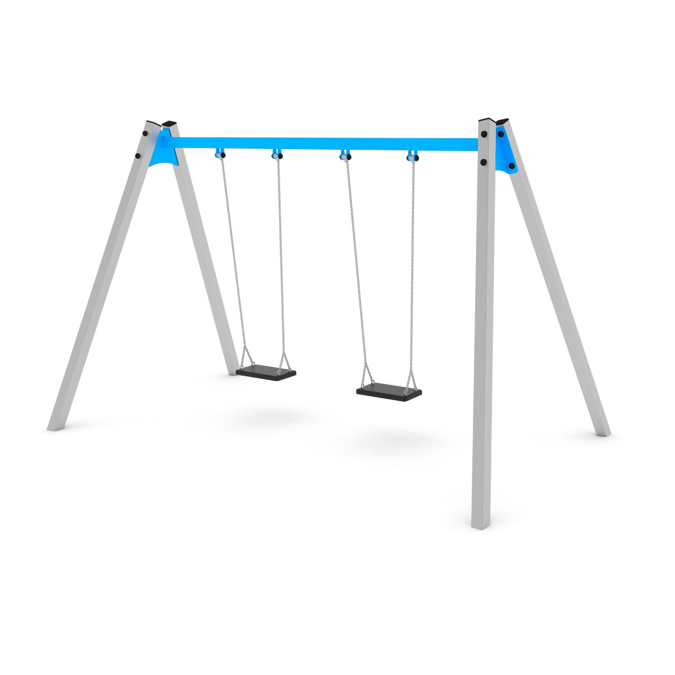 BIM objects - Free download! Swing ST swing set (Including 2 swings ...