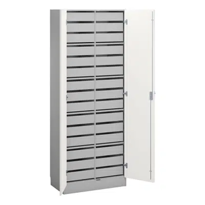 Norden material cabinet 30 drawer B80xD47xH210 grey