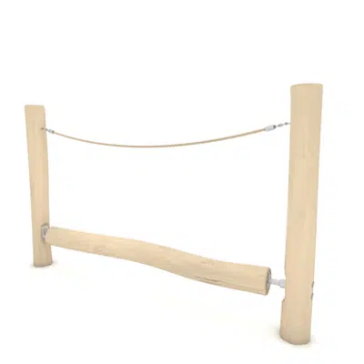 Image for ROBINIA Rullstock med repstöd