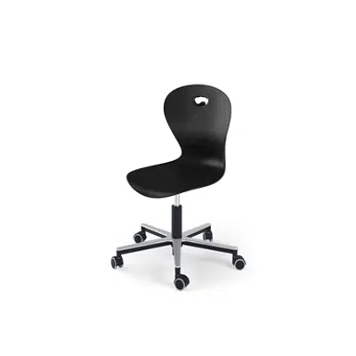 Зображення для Chair Karoline gas Alu medium sh 38-50 cm with wheels