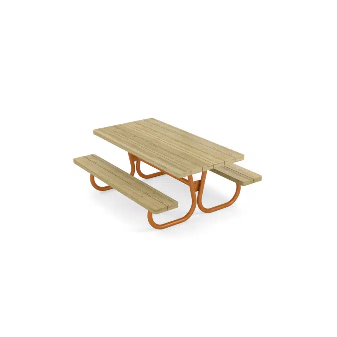 Rörvik picknickbord furu 140x70 H55 cm