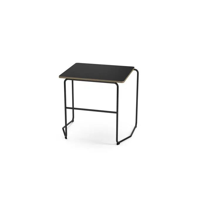 Bord Fay HT 70x60x72 cm svart understell