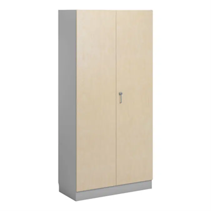 Norden material cabinet 2 solid door B100xD47xH210 grey