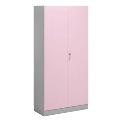 Norden material cabinet 2 solid door B100xD47xH210 grey