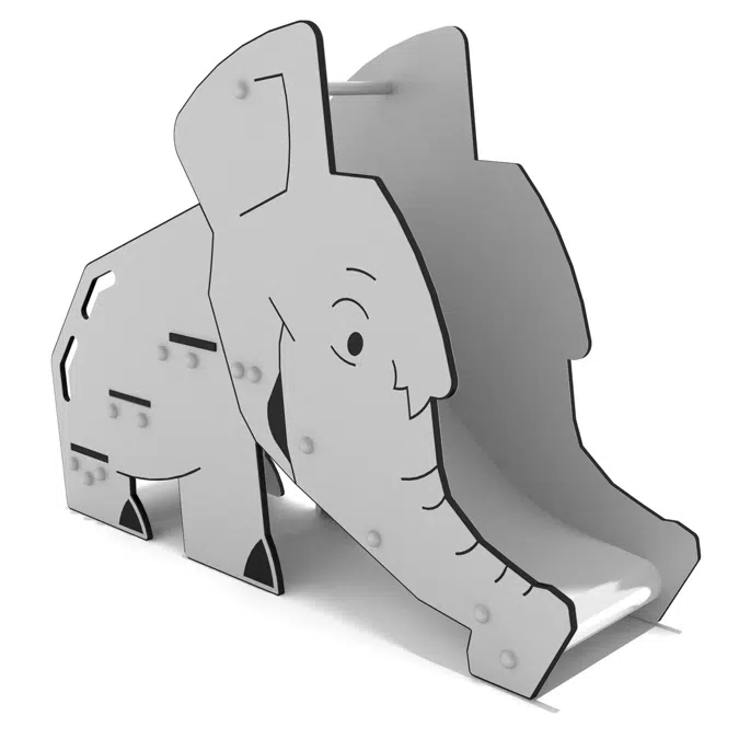 SOLO Elephant slide with HPL-platforms