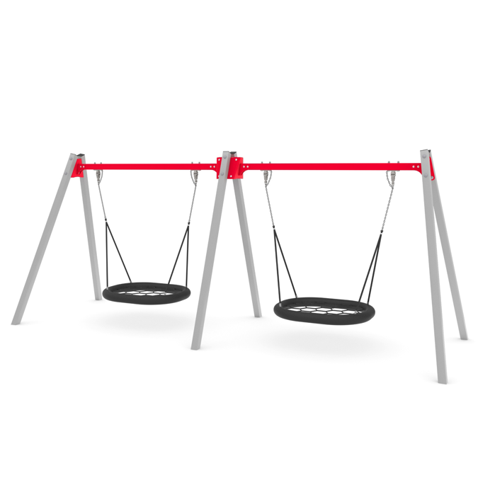 BIM objects - Free download! SWING Double Birdnest Swing | BIMobject