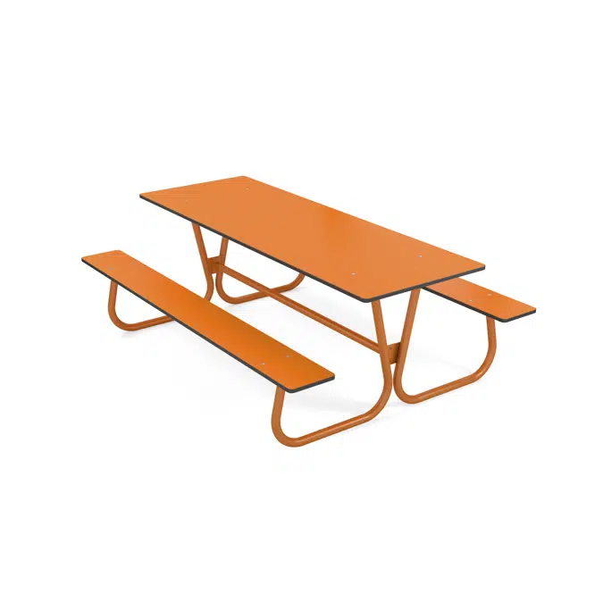 Rörvik picknickbord kompaktlaminat 200x70 H70 cm