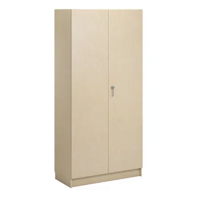 Norden material cabinet 2 solid door B100xD47xH210 birch