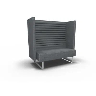 Image for Sofa Mr Box 2-seat high back incl fabric