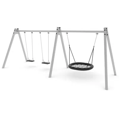 Зображення для SWING ST 3 seats (2 flat seats R1+ 1 birdnest swing R6)