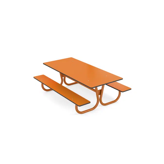 Rörvik picknickbord kompaktlaminat 160x70 H53 cm