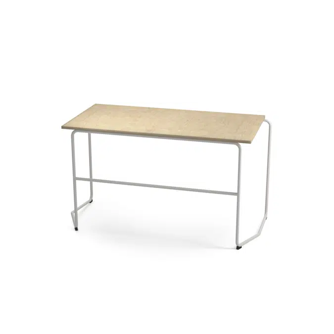 Bord Fay HT 120x60 cm vitt stativ