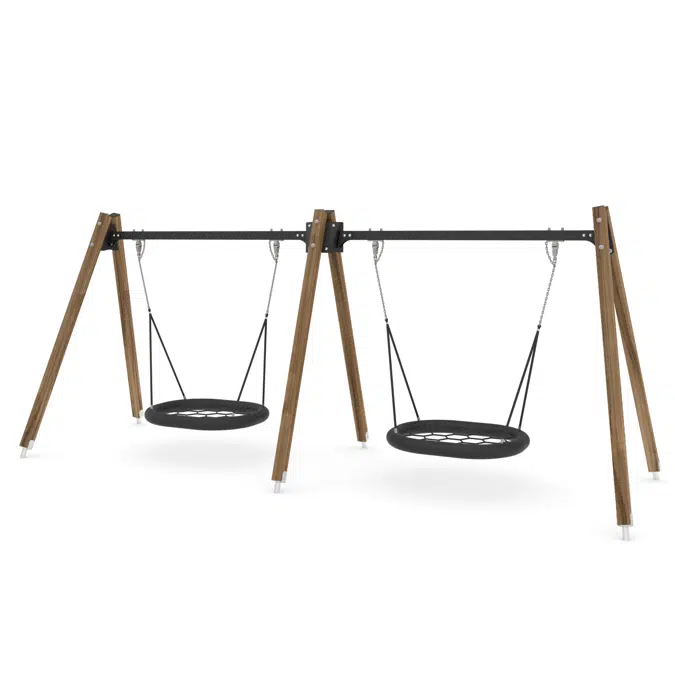 SWING Double Birdnest Swing, wood