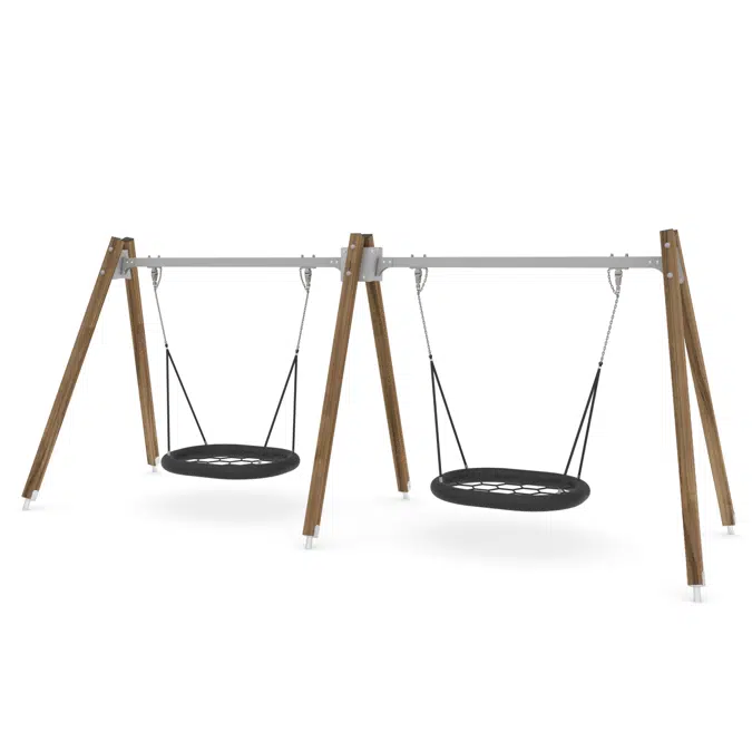 SWING Double Birdnest Swing, wood