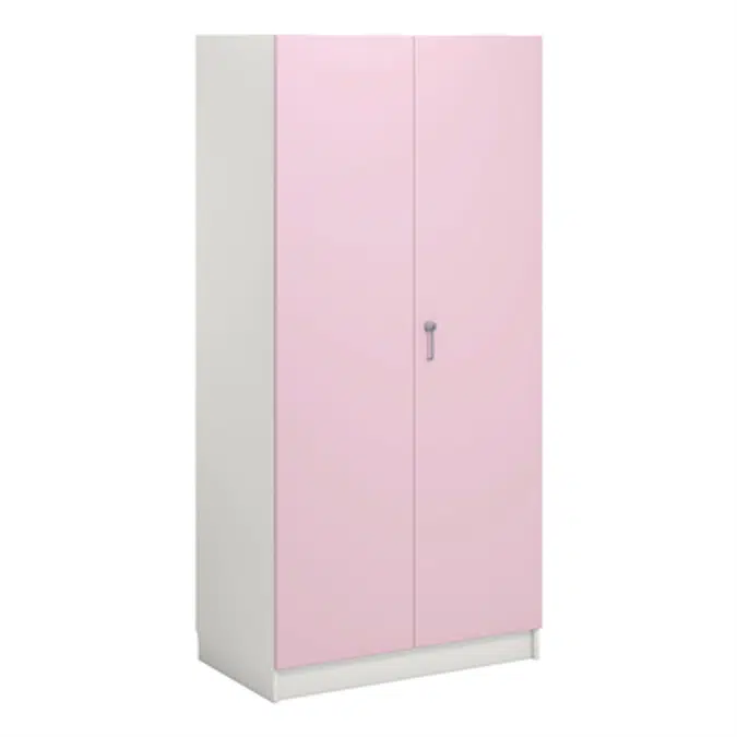 Norden material cabinet 2 solid door B100xD60xH210 white