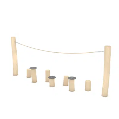 Image for ROBINIA Balansplintar med rep