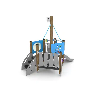 Image for WOODEN Pirate Ship M