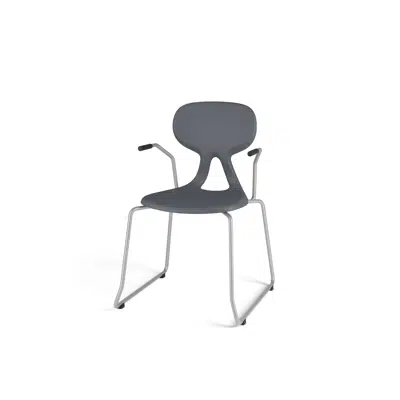 Зображення для Stol Poly medstativ armstöd large sh 45 cm silverstativ