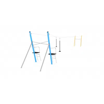 画像  CLIMBOO Double ziplines with platforms