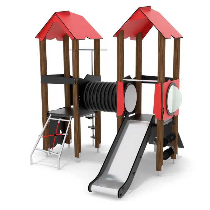 WOODEN Activity Tower L