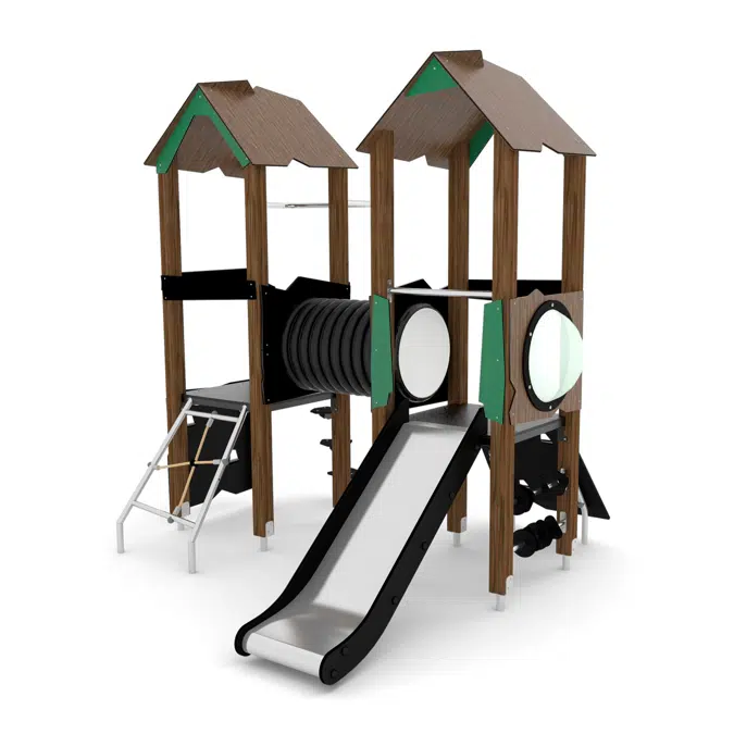 WOODEN Activity Tower L