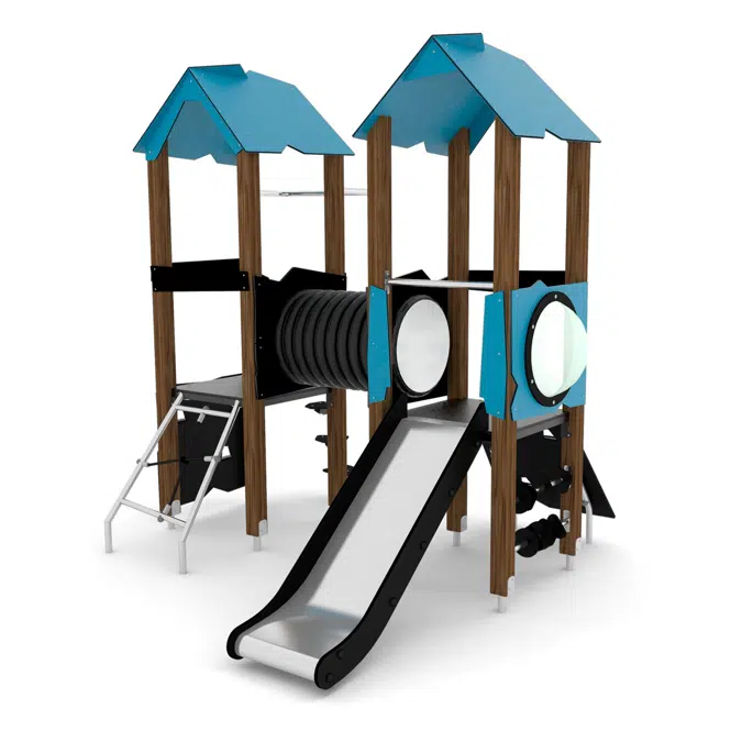 WOODEN Activity Tower L