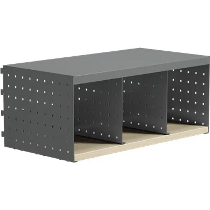 Wille Clothes compartment 60 cm 2-tray