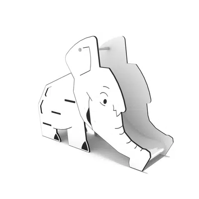 Image for SOLO Elephant slide with Plywood-platforms