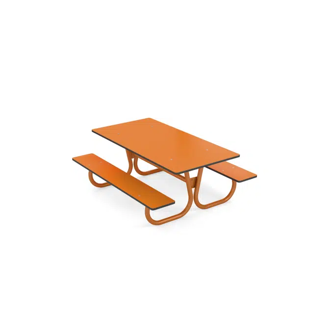 Rörvik picknickbord kompaktlaminat 140x70 H53 cm