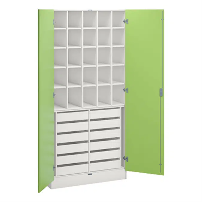 Norden haberdashery cabinet B100xD47xH210 white