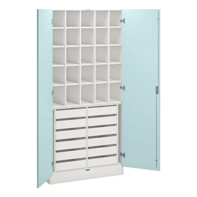 Norden haberdashery cabinet B100xD47xH210 white