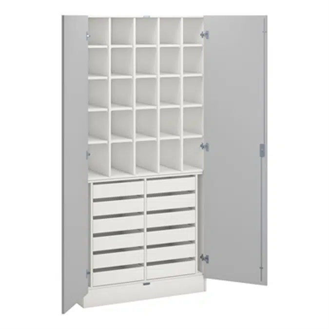 Norden haberdashery cabinet B100xD47xH210 white