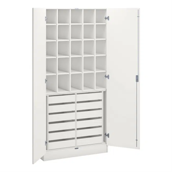 Norden haberdashery cabinet B100xD47xH210 white