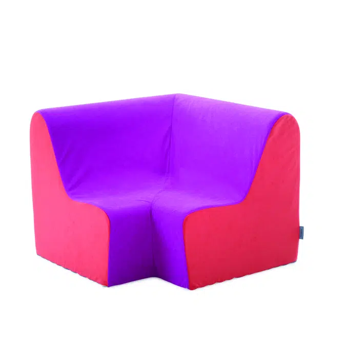 Cilla barnsoffa hörna Rosa