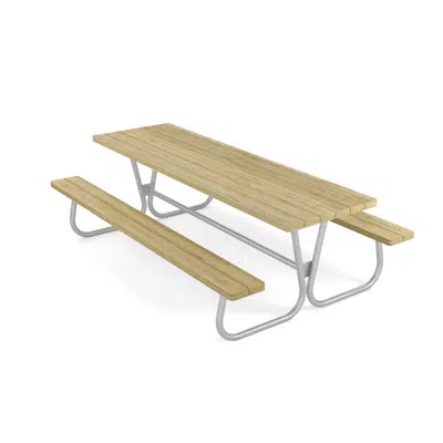 Imagem para Rörvik picknickbord furu 233x70 H72 cm}