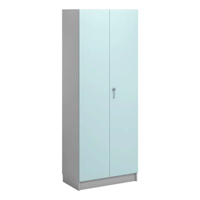 Norden material cabinet 5 shelves B80xD47xH210 grey