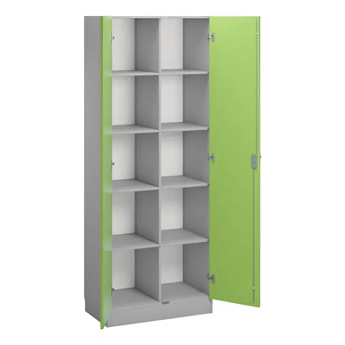 Norden material cabinet 10 tray B80xD47xH210 grey