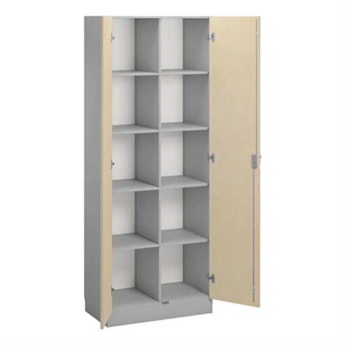 Norden material cabinet 10 tray B80xD47xH210 grey